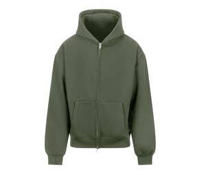 AWDIS JH125 - Schwerer Kapuzenpullover mit Reißverschluss Earthy Green